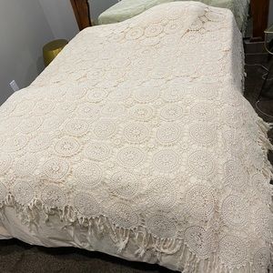 Handmade Crochet Lace Blanket